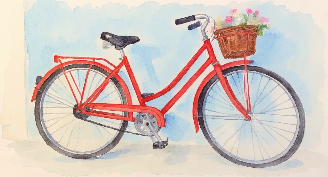 Restyle it as a watercolour painting with loose brushstrokes.